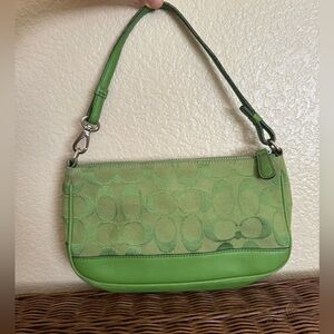 Coach Y2K Demi Hampton Shoulder Baguette Bag